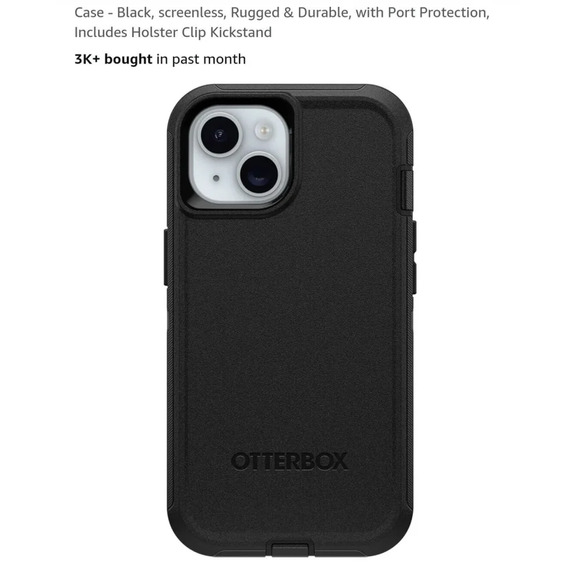 New OtterBox Defender Series Case W/ Holster for iPhone 13/14 (6.1") Only - Picture 2 of 5